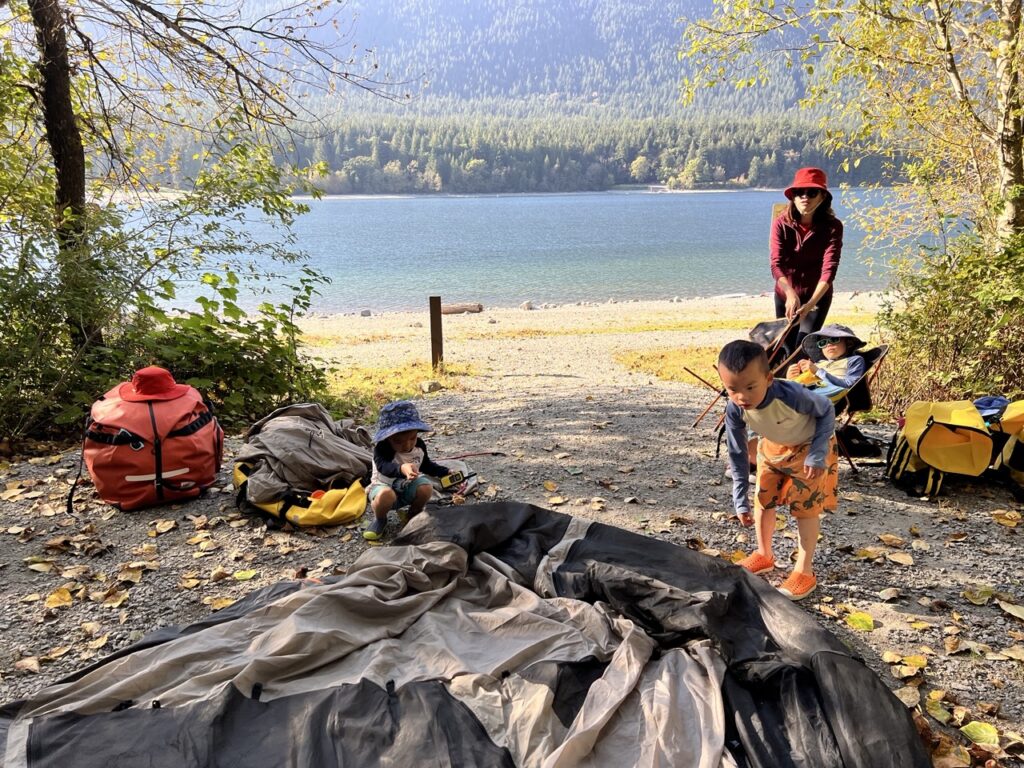 paddle camping Golden Ears