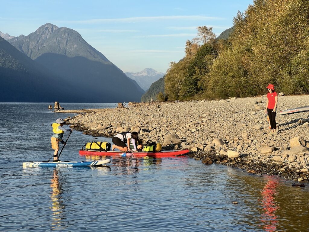 paddle camping Golden Ears