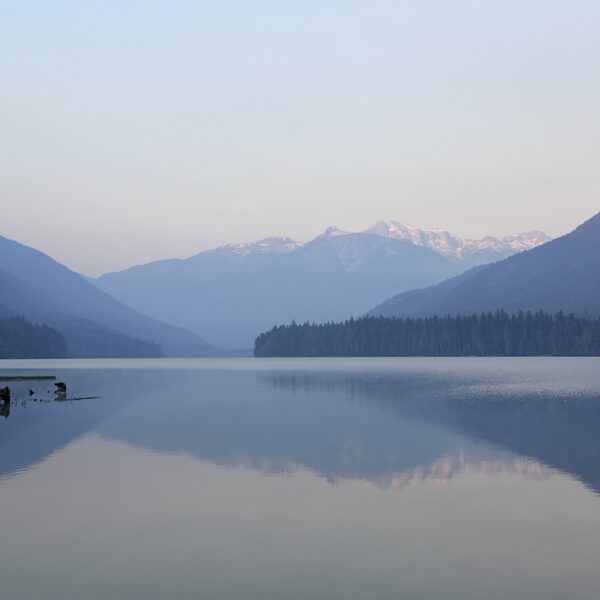 Paddling on Birkenhead Lake