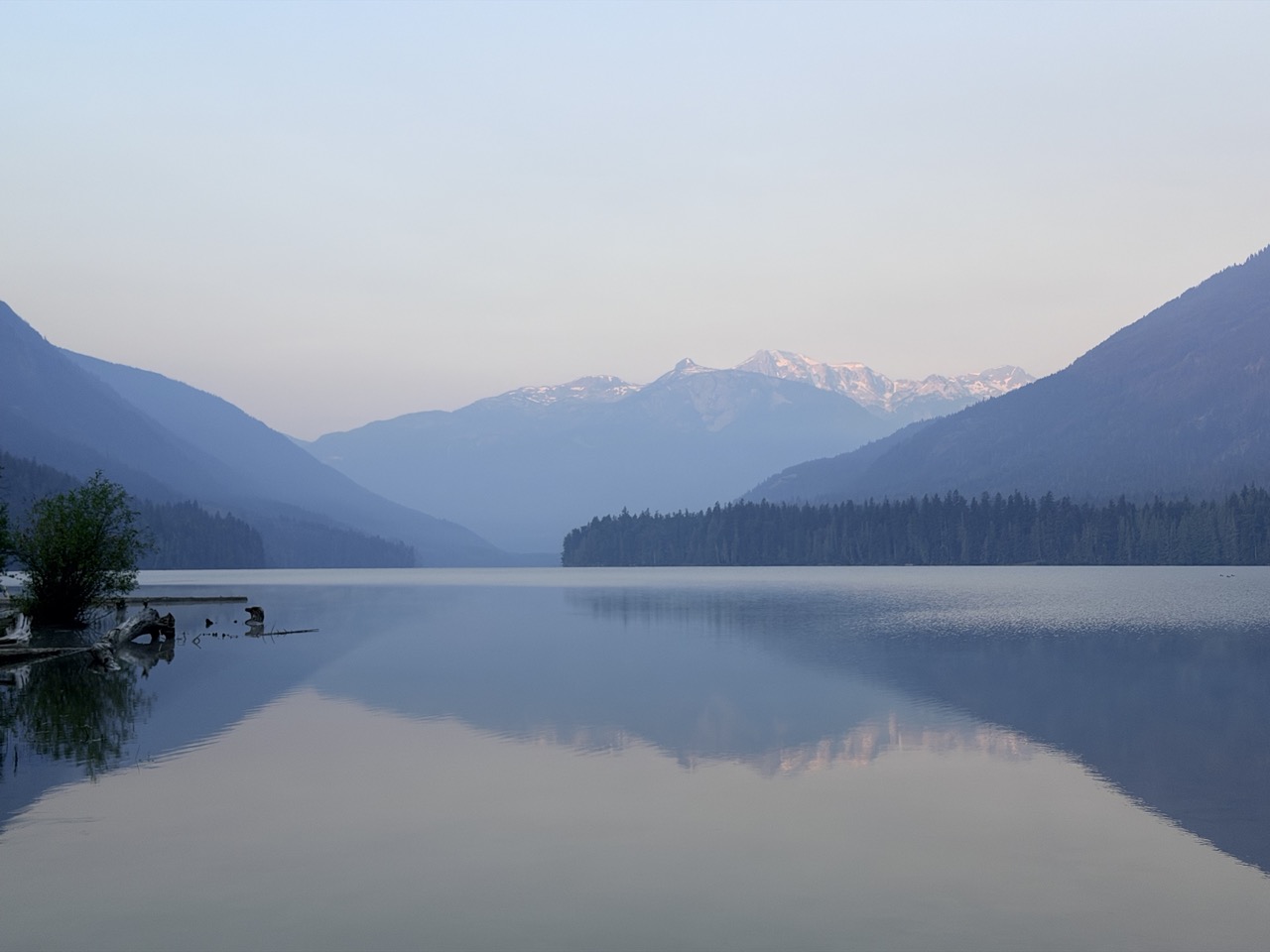 Paddling on Birkenhead Lake
